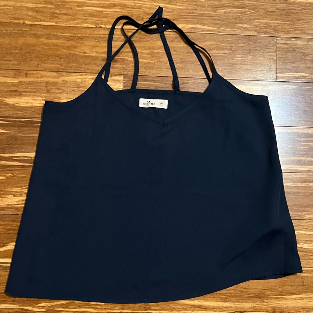 Navy Blue Women's Top hollister